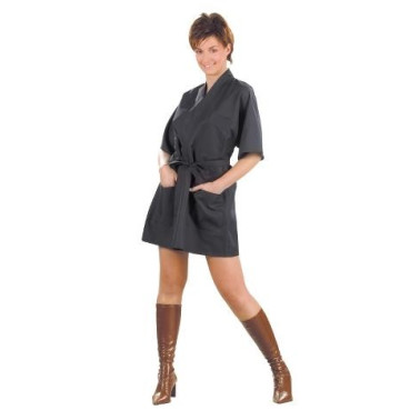 Peignoir de coiffure noir sibel 