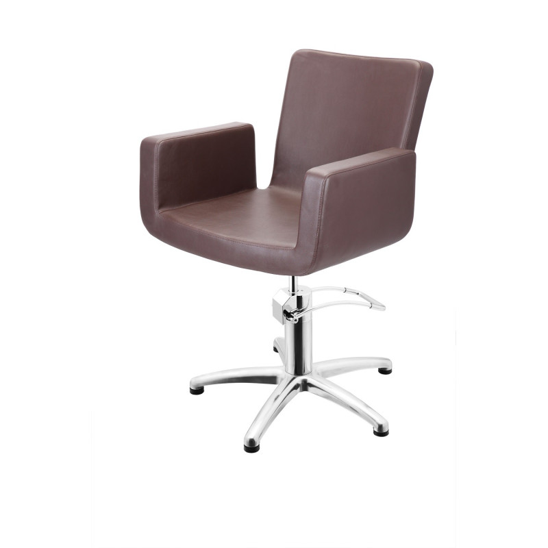 fauteuil de coiffure Attractio brun base étoile Sibel Furniture