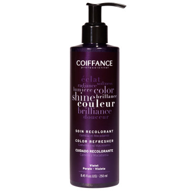 Soin recolorant et repigmentant violet Coiffance professionnel vente color booster, victoire de la beauté