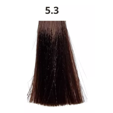 Coloration cheveux sans ammoniaque tube de 90 ml Linka capillor fabriquée en France N°5.3