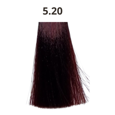 Coloration cheveux sans ammoniaque tube de 90 ml Linka capillor fabriquée en France N°5.20