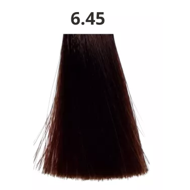 Coloration cheveux sans ammoniaque tube de 90 ml Linka capillor fabriquée en France N°6.45