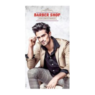 Kakemono Barber Shop Tignasse pour salon de barbier collection été 2023 kba28