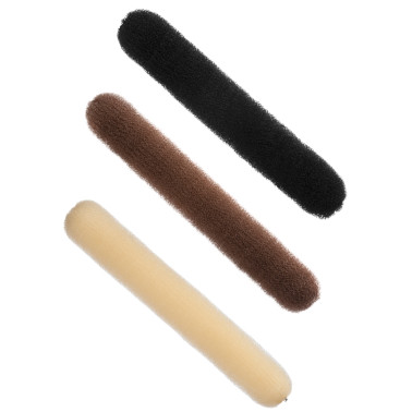 crepon chignon pour cheveux coloris noir, blond, chatain