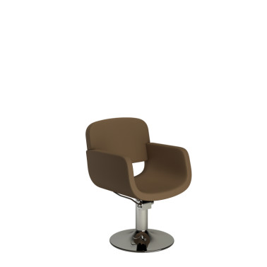 Fauteuil de coiffure Musa collezionne italia pied rond alu