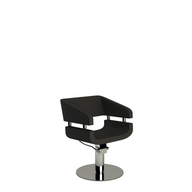 Fauteuil de coiffure Dafné collezione italia base ronde alu