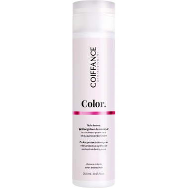 Shampoing 250 ml professionnel color intense pour cheveux gamme Hcare marque Coiffance