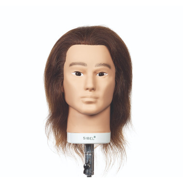 Tête d'apprentissage Bobby 100% cheveux humains