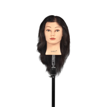 tête à coiffer cheveux humains MEI LING