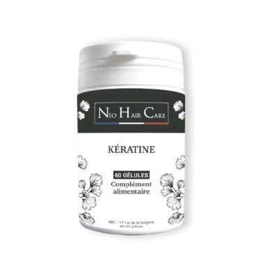 Complément alimentaire Néo hair care naturel à la kératine: Contenance: Boite de 60 gélules