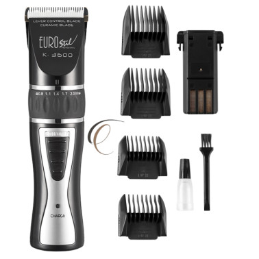 tondeuse cheveux de coupe avec batterie eurostyl coloris noire