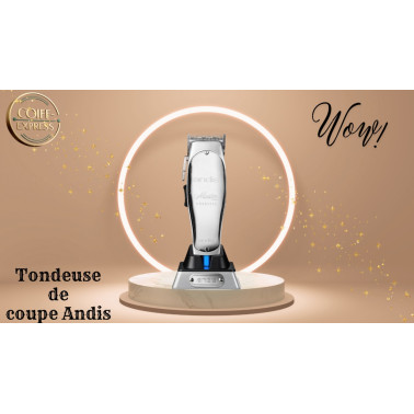 Tondeuse de coupe sans fil andis master cordless et 1 malette hair cut offerte