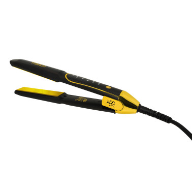Lisseur cheveux titanium jaune