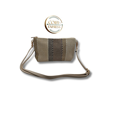 Sac bandouliere beige