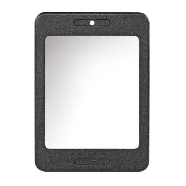 miroir en mousse noire  spécial coiffeur incassable marque Sibel