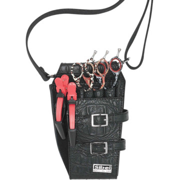 Etui boy 4 pour coiffeur et salon de coiffure pour outillage, ciseaux peignes