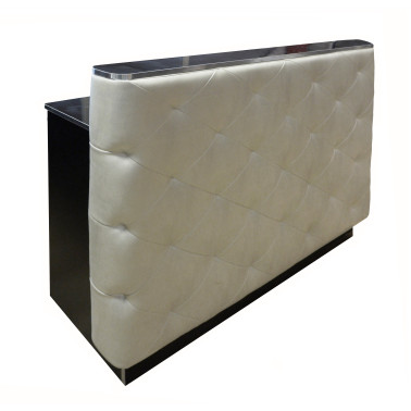 Caisse pour salon de coiffure. Comptoir pour coiffeur modèle livingston coloris noir