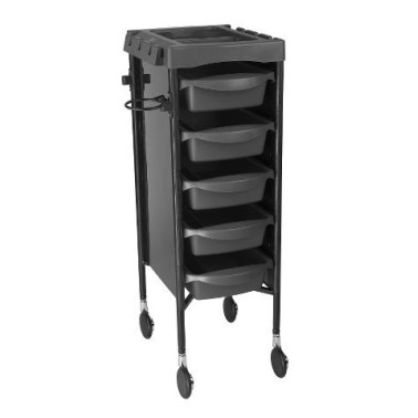 Table de service professionnelle Milano specifique coiffure coloris noire